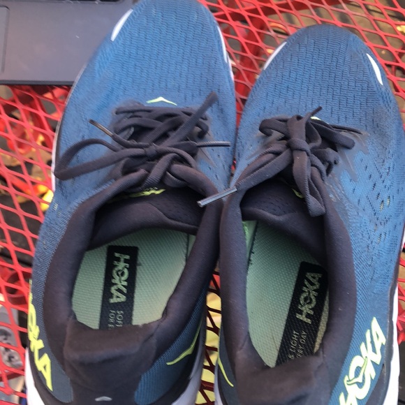 HOKA ONE ONE Teal Green Neon Sneakers - Picture 5 of 10